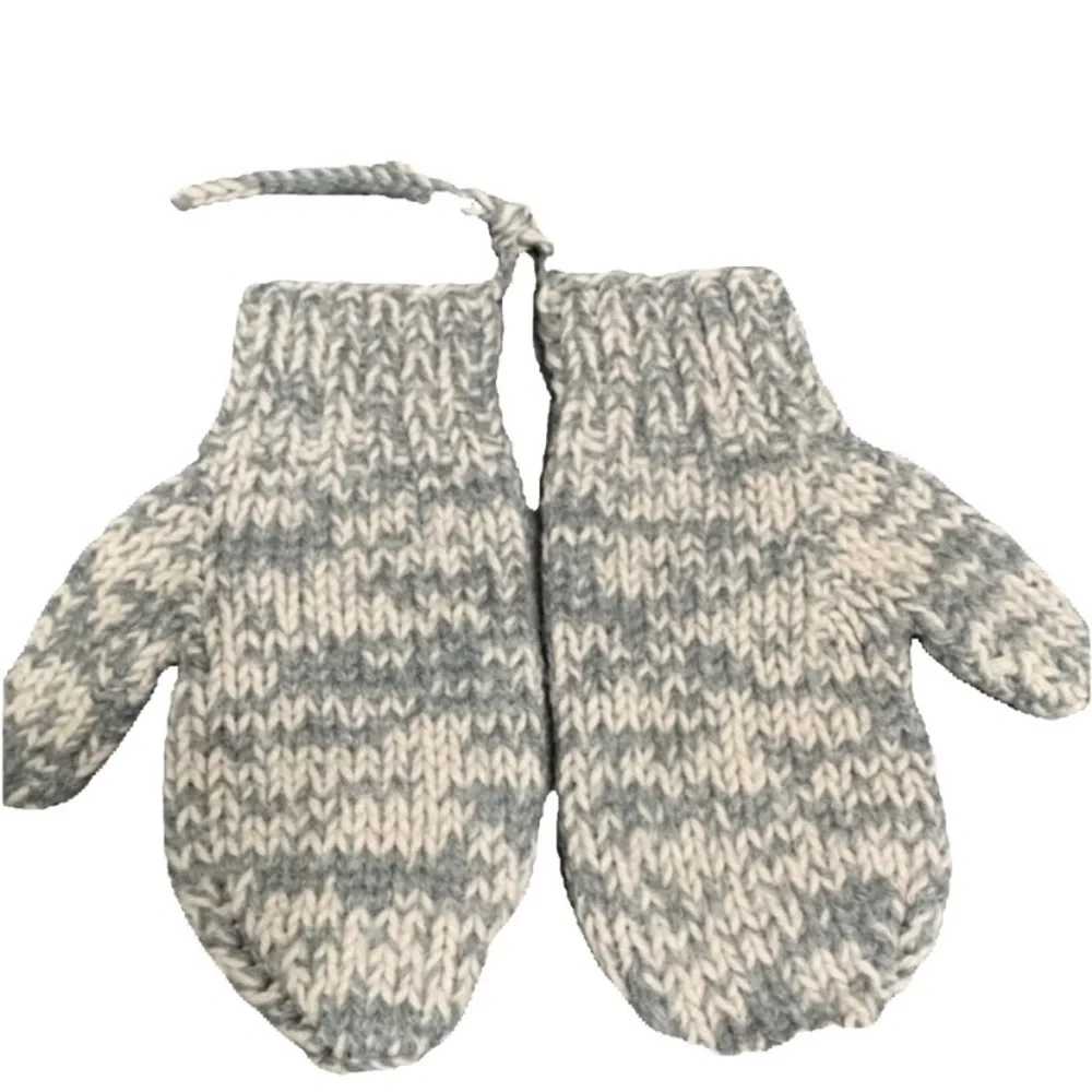 90s Vintage Wool Mittens EUC